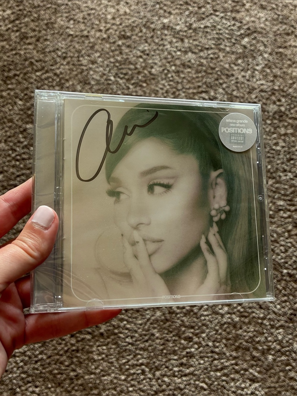 SIGNED POSITIONS CD ARIANA GRANDE